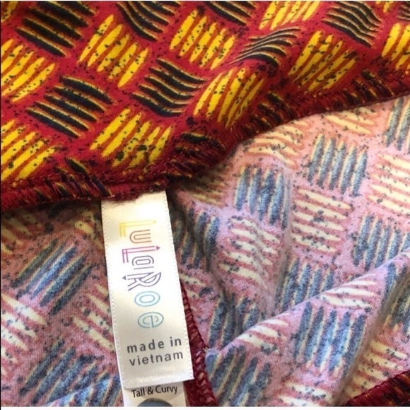 LuLaRoe tall & curvy colorful patterned le… - Picture 4 of 8